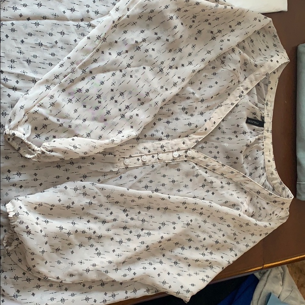 Cute light see through blouse